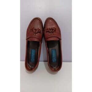 Leather Craft by Fashion Tradition Brown Leather Loafer Women's Shoes Sz 8